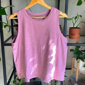 Beyond yoga women small pink tank top